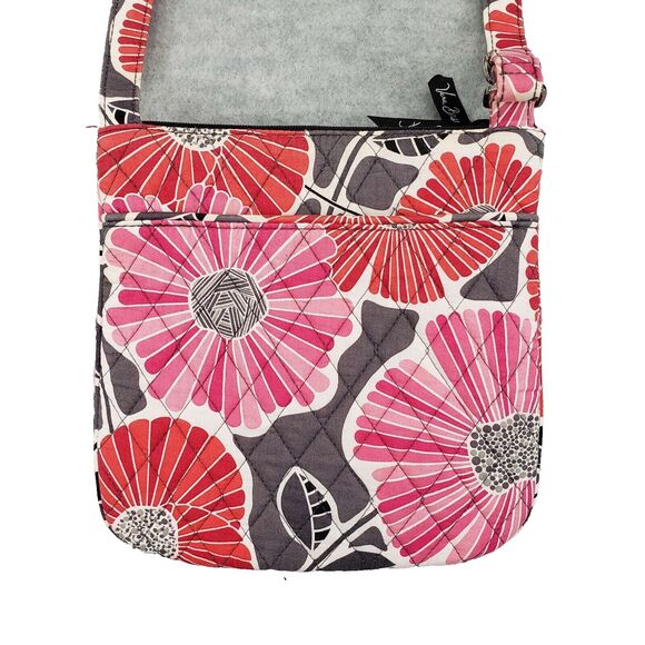 Vera Bradley 2014 Cheery Blossoms Small Hipster Crossbody Bag Womens Retired - Picture 2 of 6